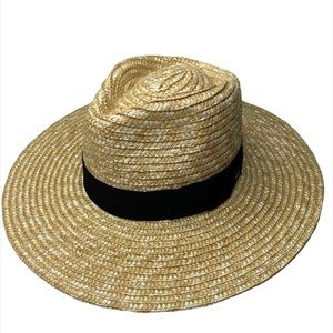 Brixton “Joanna” Wide Brim Straw Sun Hat size S